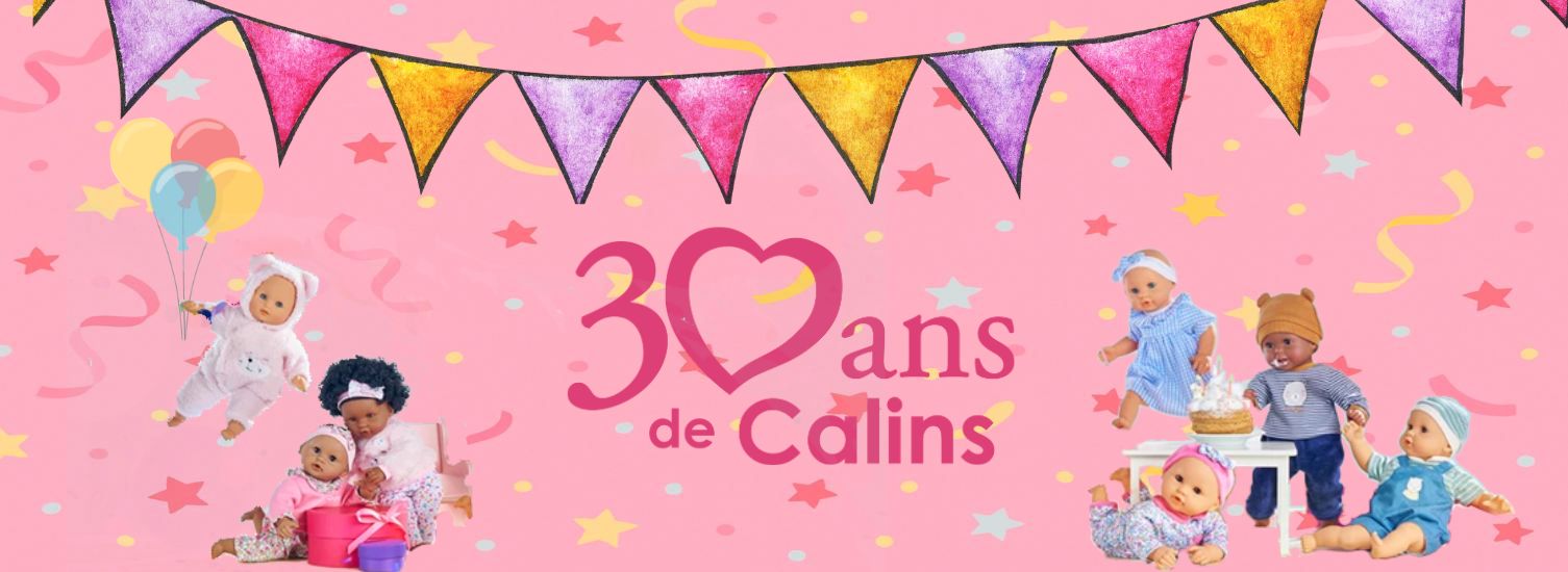 30 ans de la marque bébé calin de corolle 